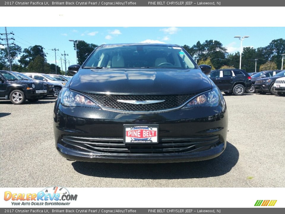 2017 Chrysler Pacifica LX Brilliant Black Crystal Pearl / Cognac/Alloy/Toffee Photo #2