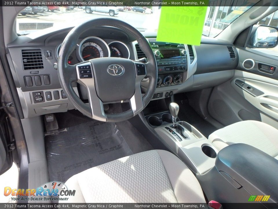 2012 Toyota Tacoma Access Cab 4x4 Magnetic Gray Mica / Graphite Photo #22
