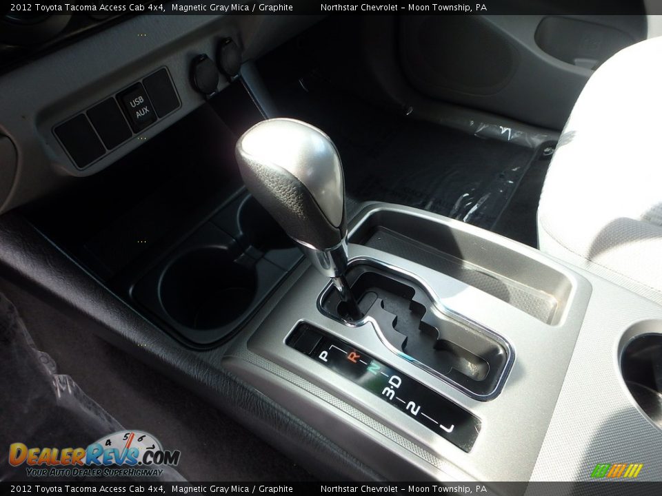 2012 Toyota Tacoma Access Cab 4x4 Magnetic Gray Mica / Graphite Photo #25