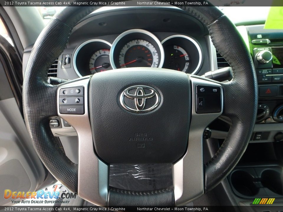 2012 Toyota Tacoma Access Cab 4x4 Magnetic Gray Mica / Graphite Photo #26