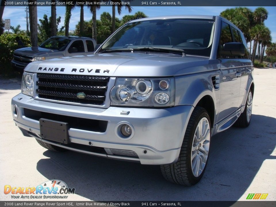 2008 Land Rover Range Rover Sport HSE Izmir Blue Metallic / Ebony Black Photo #28