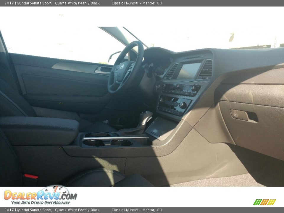 2017 Hyundai Sonata Sport Quartz White Pearl / Black Photo #3