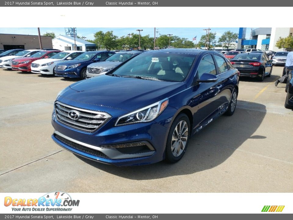 2017 Hyundai Sonata Sport Lakeside Blue / Gray Photo #1