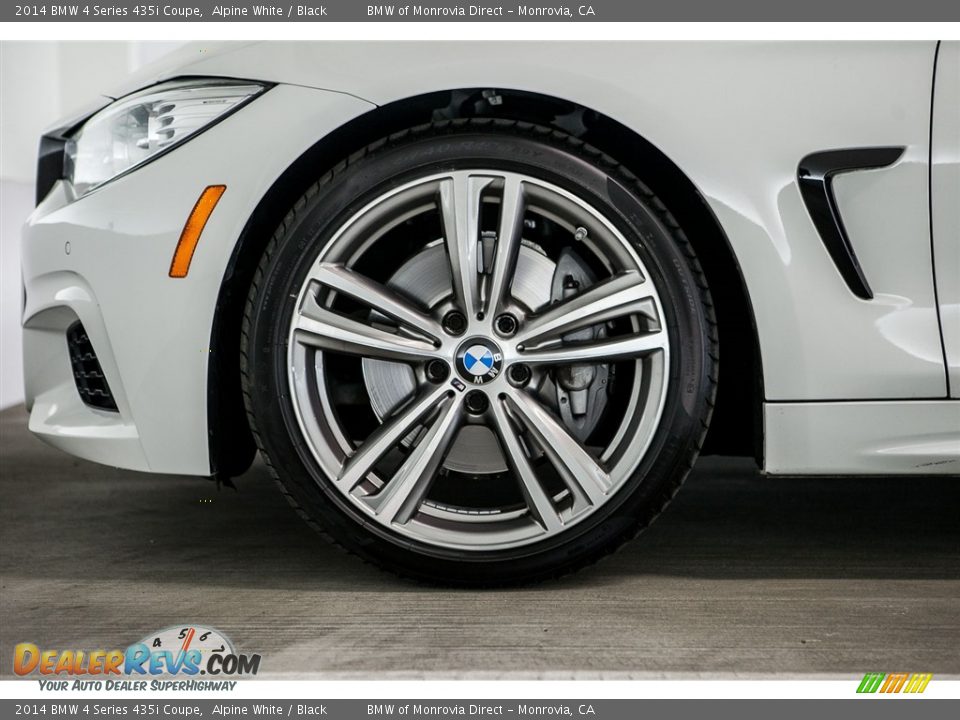 2014 BMW 4 Series 435i Coupe Alpine White / Black Photo #8