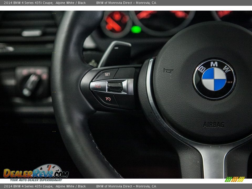 2014 BMW 4 Series 435i Coupe Alpine White / Black Photo #17