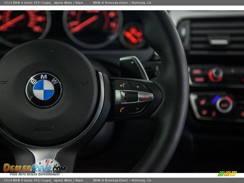 2014 BMW 4 Series 435i Coupe Alpine White / Black Photo #18