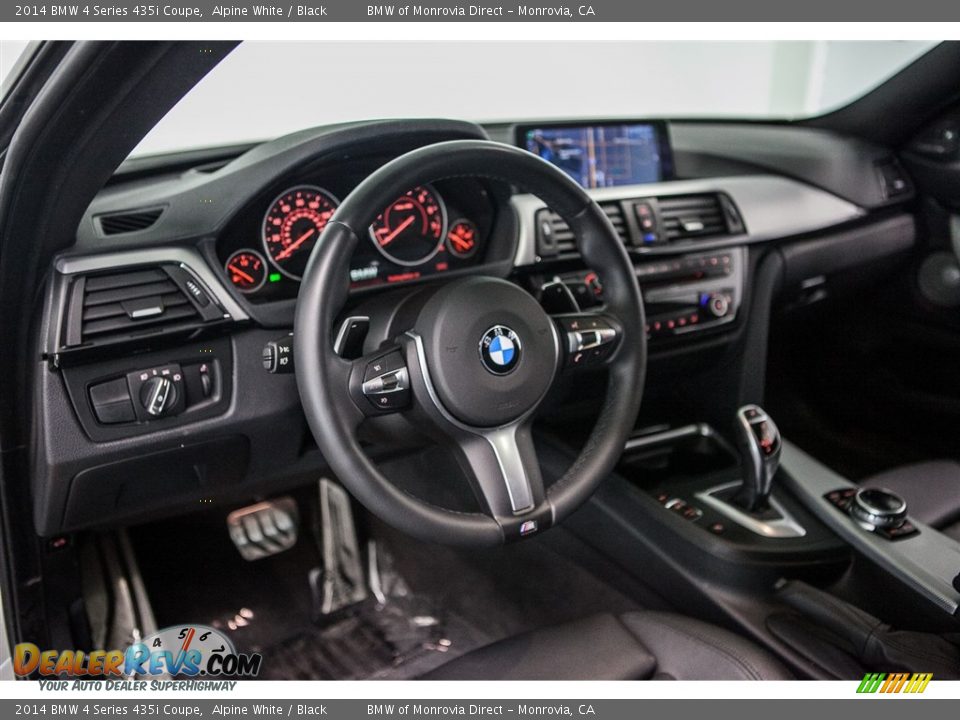 2014 BMW 4 Series 435i Coupe Alpine White / Black Photo #19