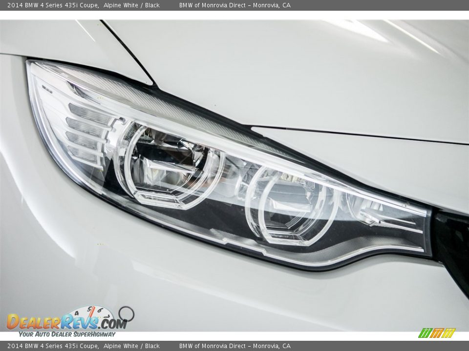 2014 BMW 4 Series 435i Coupe Alpine White / Black Photo #27