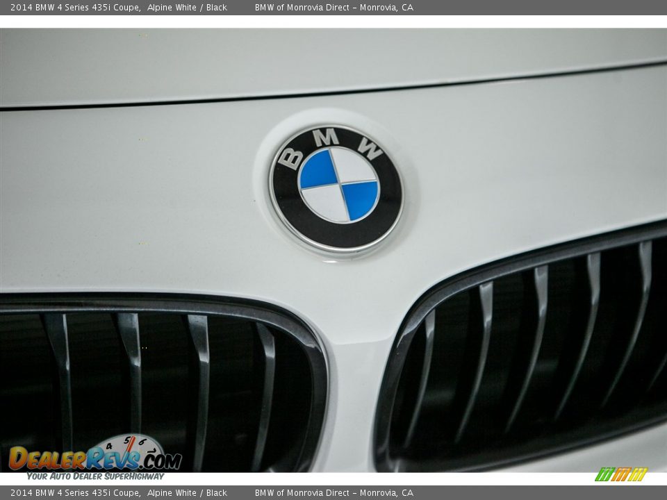 2014 BMW 4 Series 435i Coupe Alpine White / Black Photo #28