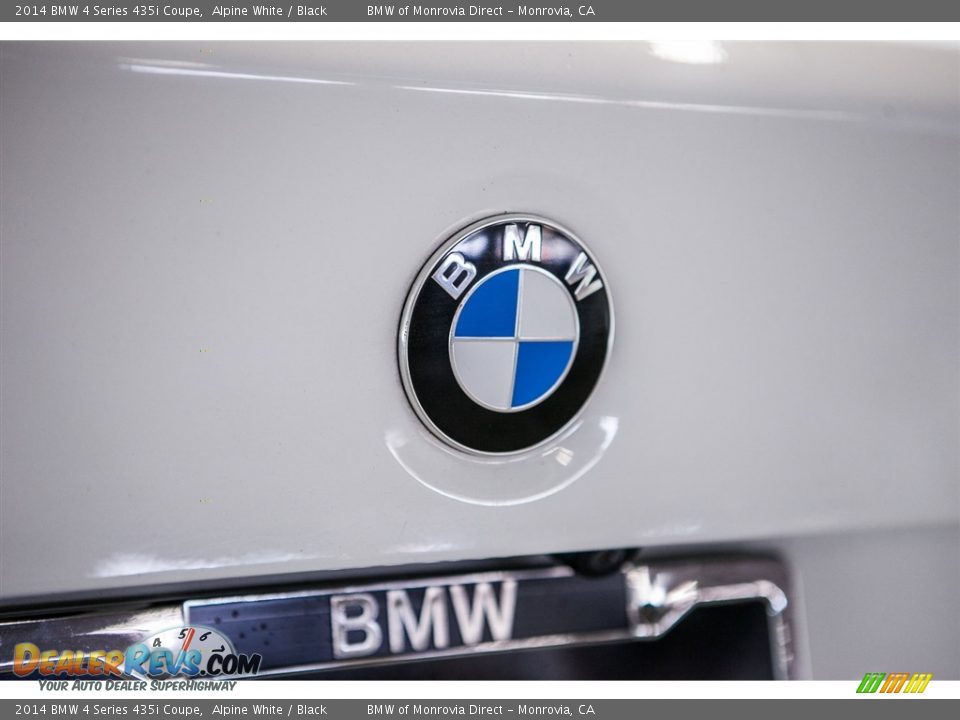 2014 BMW 4 Series 435i Coupe Alpine White / Black Photo #30