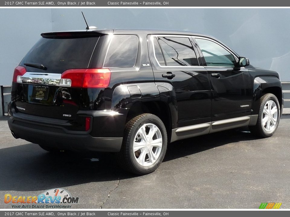 2017 GMC Terrain SLE AWD Onyx Black / Jet Black Photo #2