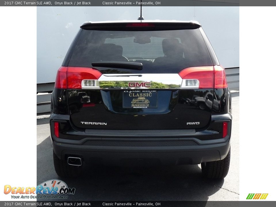 2017 GMC Terrain SLE AWD Onyx Black / Jet Black Photo #3