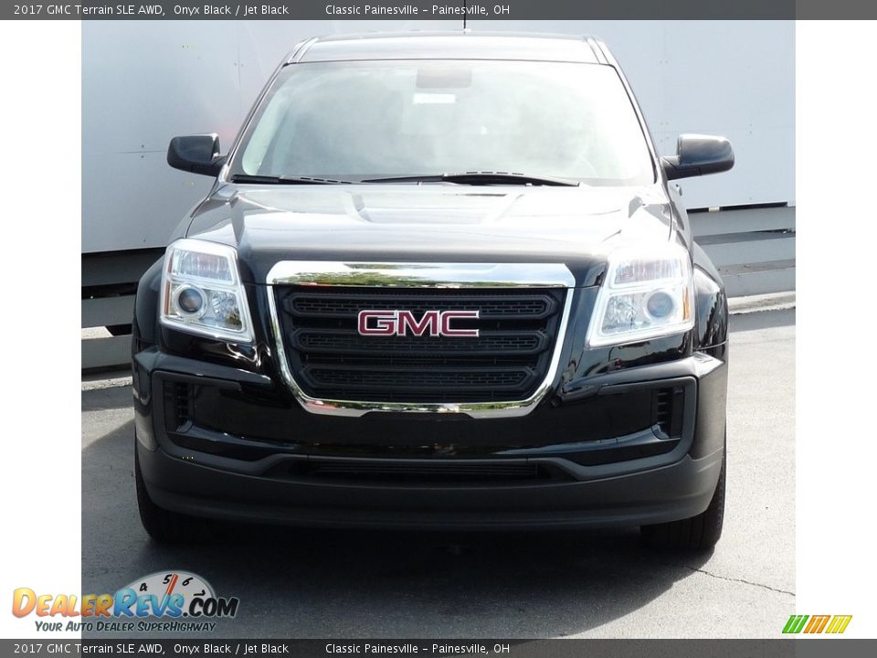 2017 GMC Terrain SLE AWD Onyx Black / Jet Black Photo #4