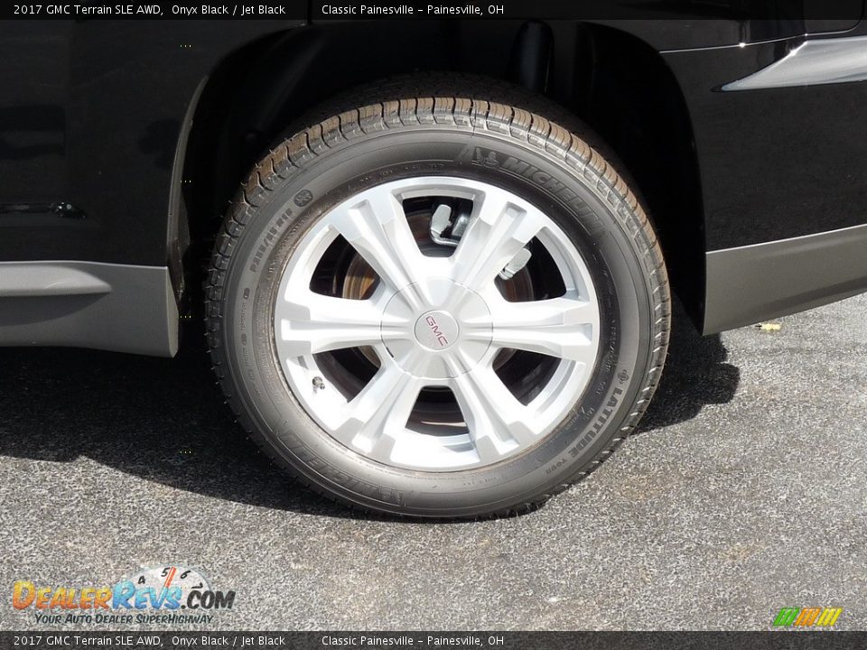 2017 GMC Terrain SLE AWD Onyx Black / Jet Black Photo #5