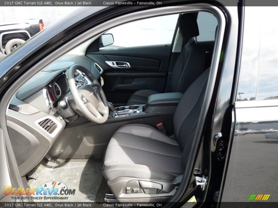 2017 GMC Terrain SLE AWD Onyx Black / Jet Black Photo #6