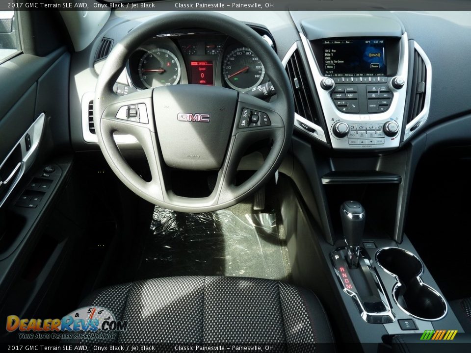 2017 GMC Terrain SLE AWD Onyx Black / Jet Black Photo #8
