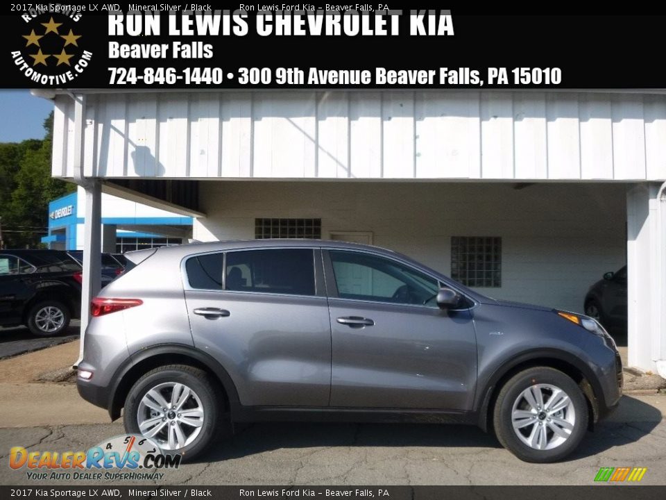 2017 Kia Sportage LX AWD Mineral Silver / Black Photo #1