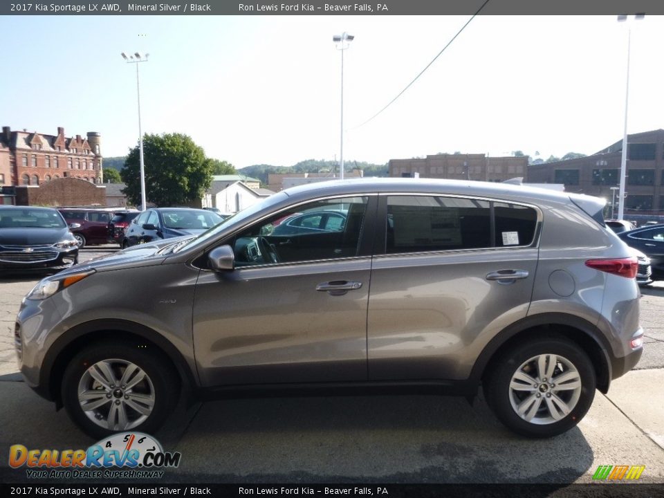 2017 Kia Sportage LX AWD Mineral Silver / Black Photo #6