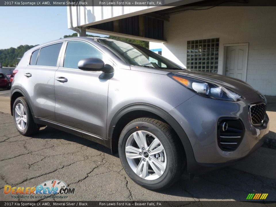 2017 Kia Sportage LX AWD Mineral Silver / Black Photo #9