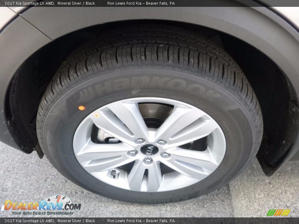 2017 Kia Sportage LX AWD Mineral Silver / Black Photo #10