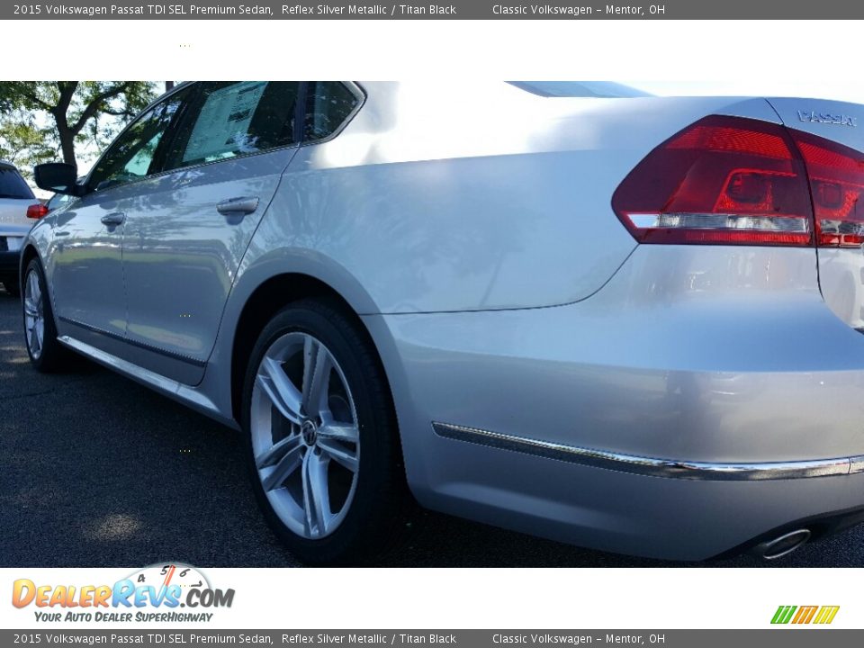 2015 Volkswagen Passat TDI SEL Premium Sedan Reflex Silver Metallic / Titan Black Photo #3