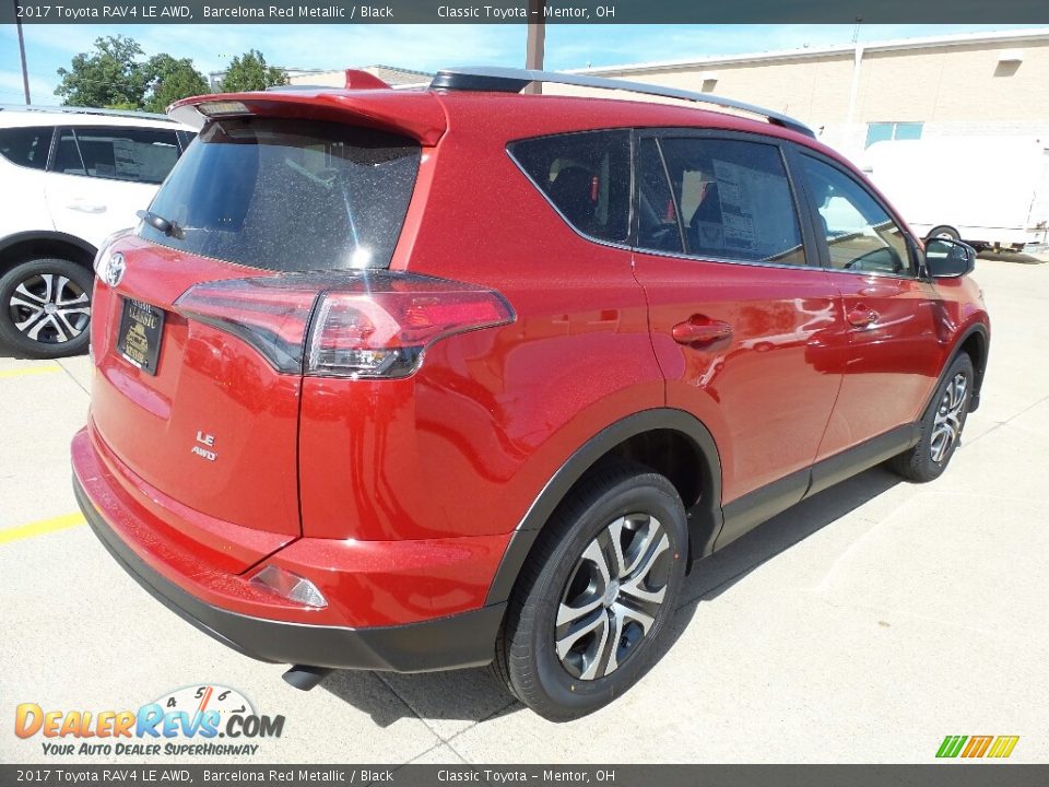 2017 Toyota RAV4 LE AWD Barcelona Red Metallic / Black Photo #2