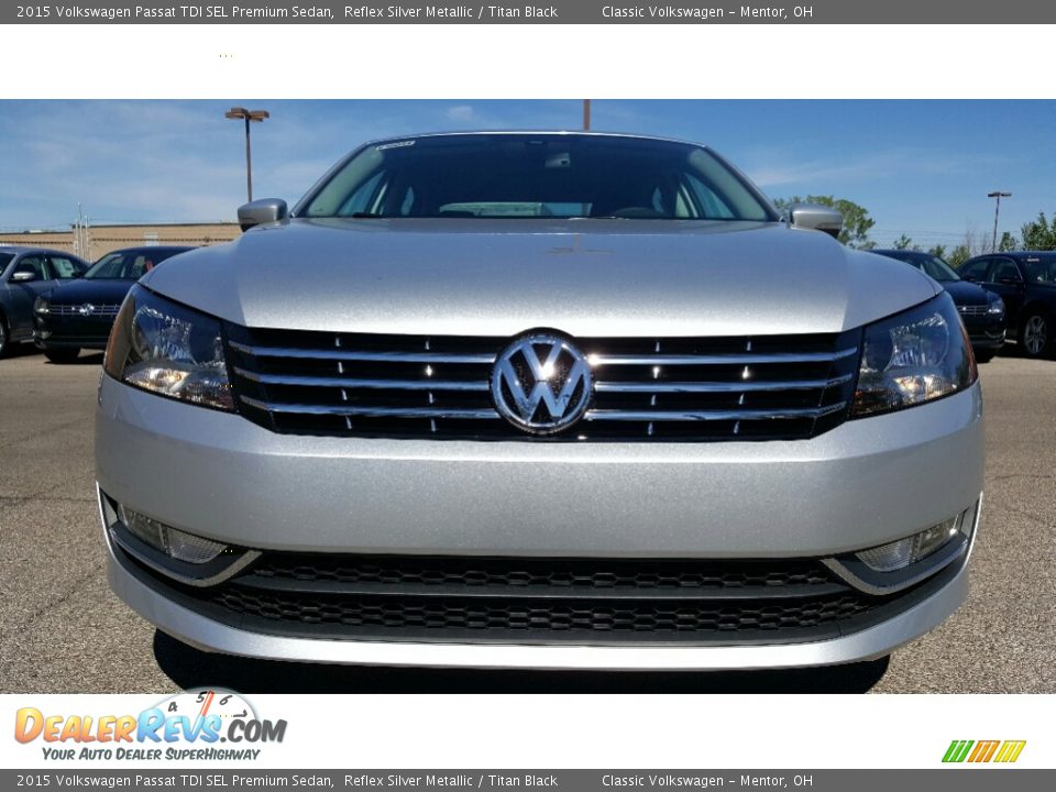2015 Volkswagen Passat TDI SEL Premium Sedan Reflex Silver Metallic / Titan Black Photo #1