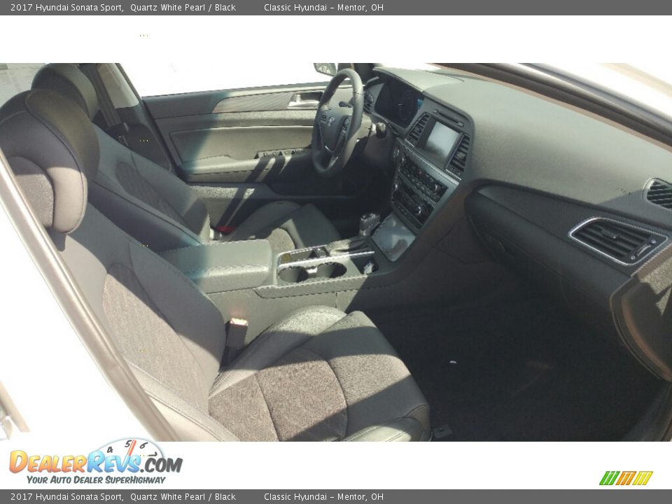 2017 Hyundai Sonata Sport Quartz White Pearl / Black Photo #3