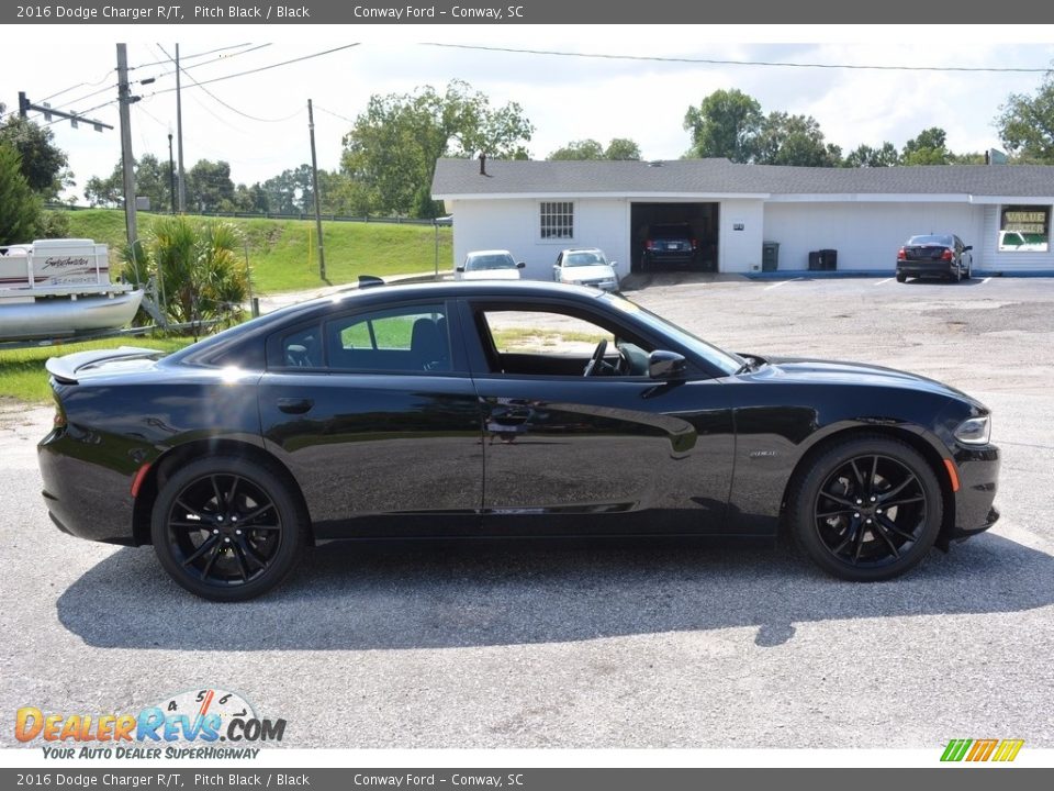 2016 Dodge Charger R/T Pitch Black / Black Photo #2