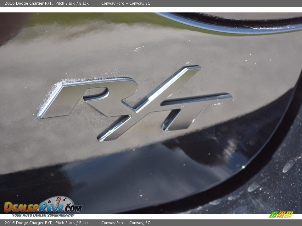 2016 Dodge Charger R/T Pitch Black / Black Photo #5