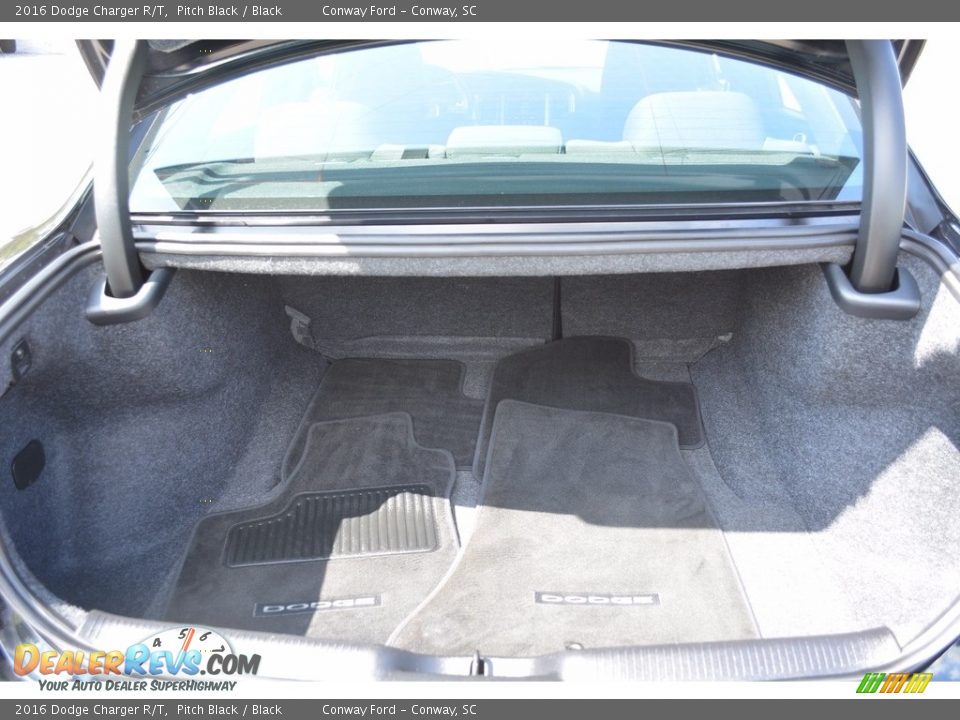 2016 Dodge Charger R/T Pitch Black / Black Photo #6