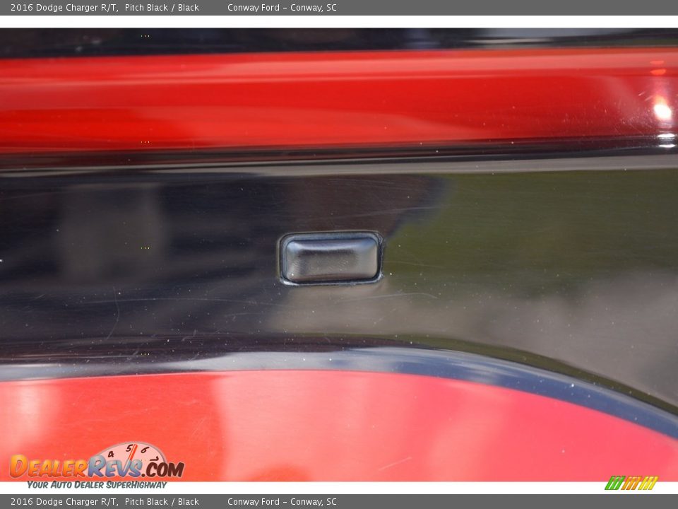 2016 Dodge Charger R/T Pitch Black / Black Photo #7