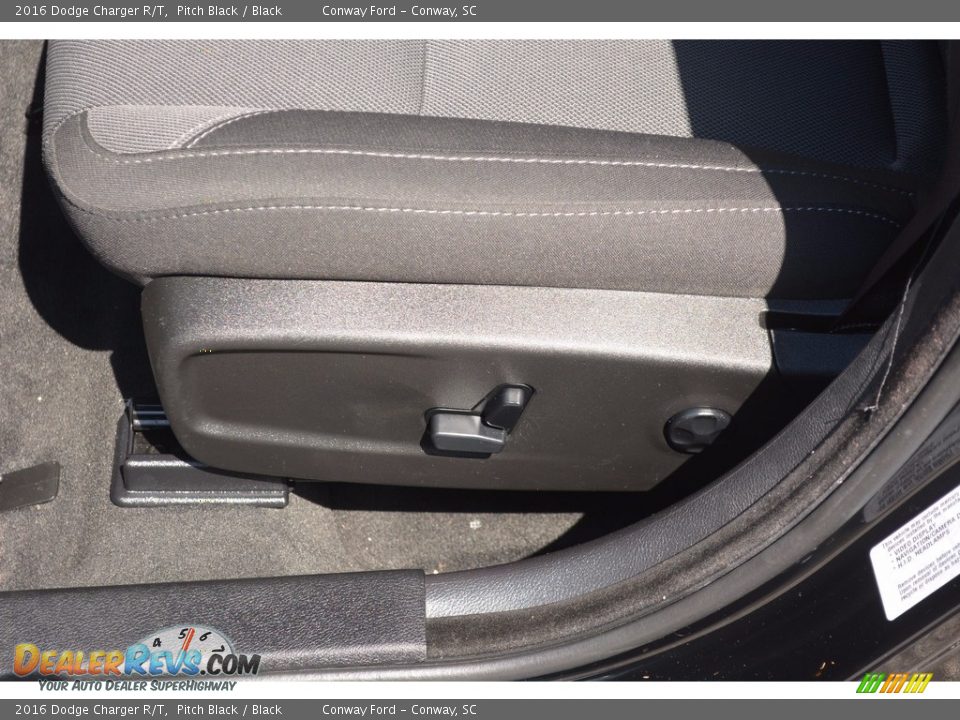 2016 Dodge Charger R/T Pitch Black / Black Photo #19