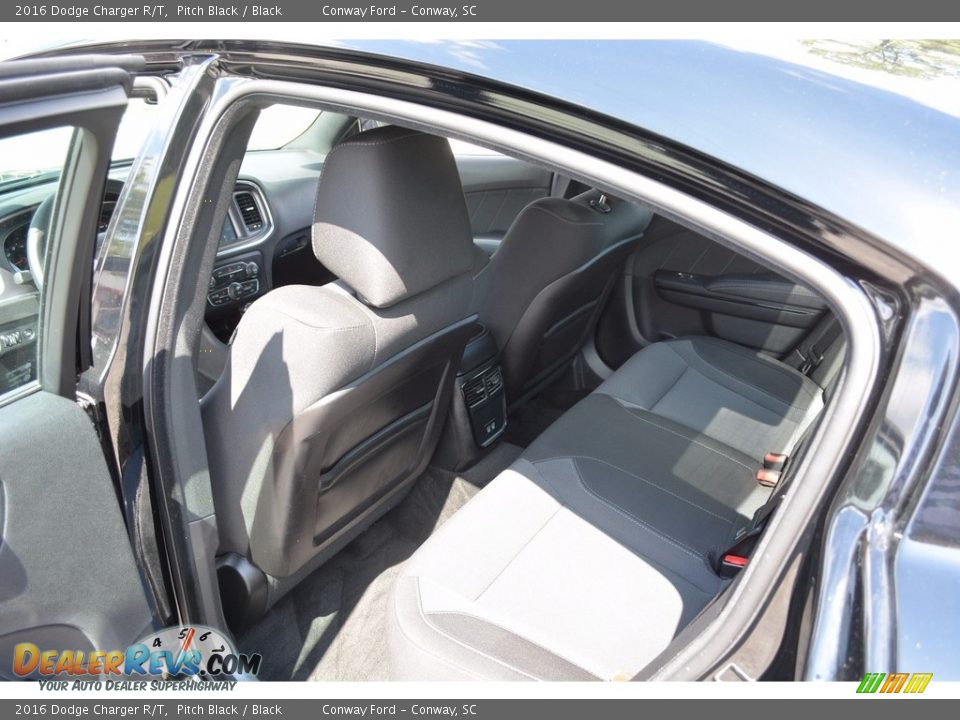 2016 Dodge Charger R/T Pitch Black / Black Photo #20