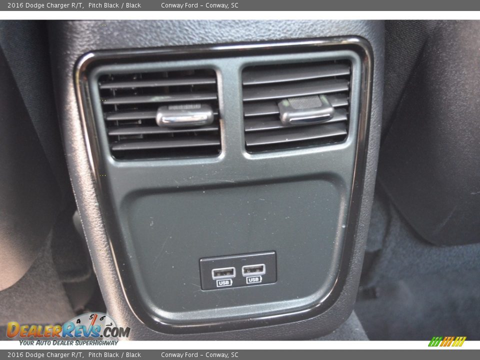 2016 Dodge Charger R/T Pitch Black / Black Photo #22