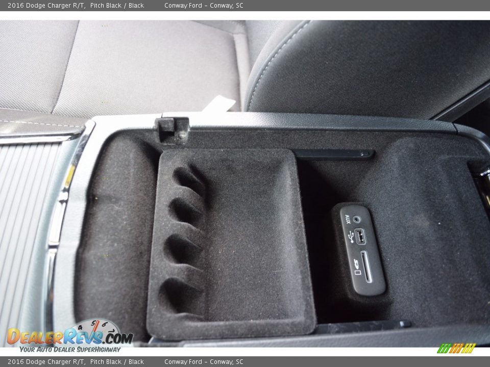 2016 Dodge Charger R/T Pitch Black / Black Photo #30