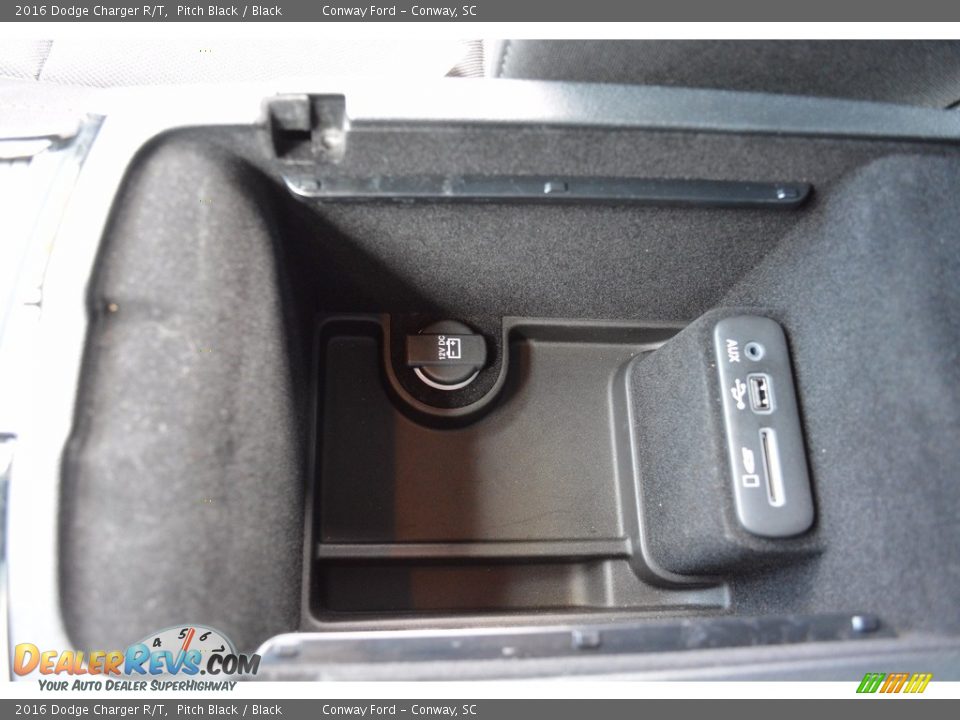 2016 Dodge Charger R/T Pitch Black / Black Photo #31