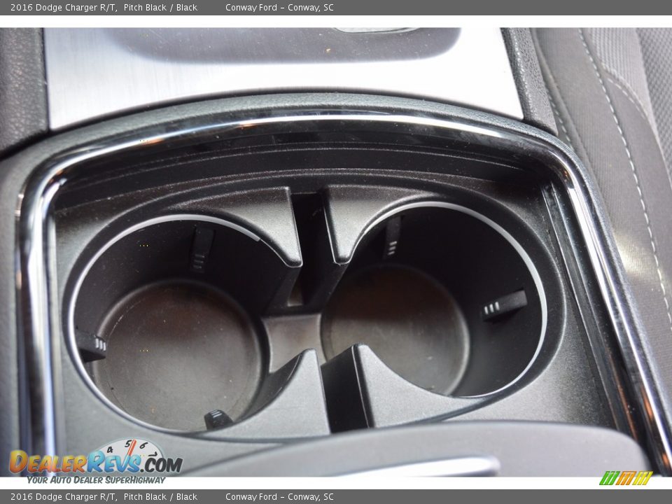 2016 Dodge Charger R/T Pitch Black / Black Photo #33