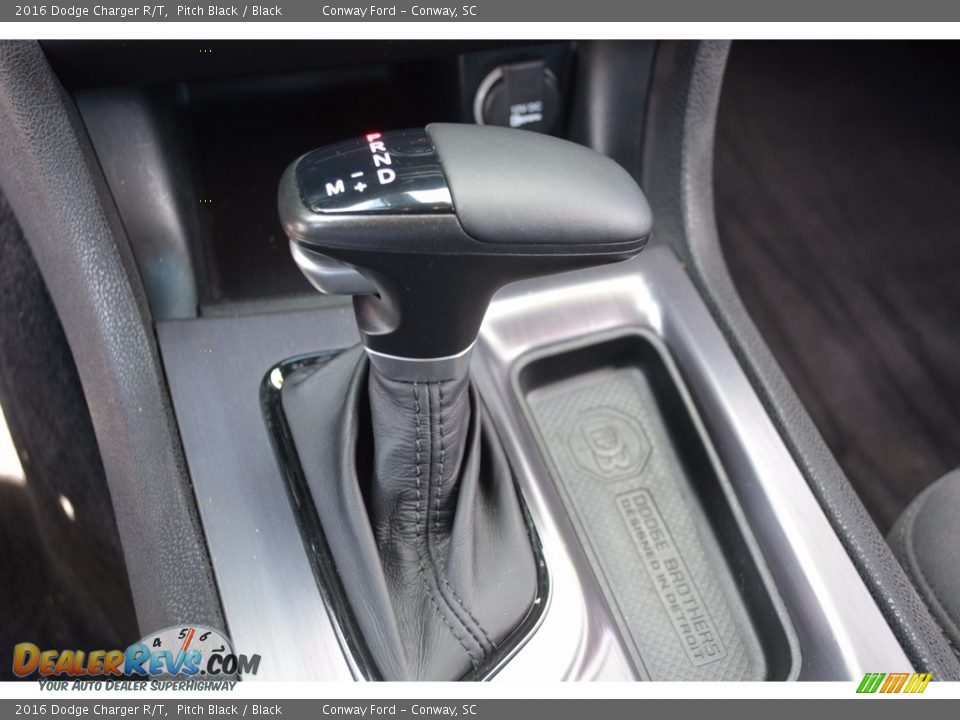 2016 Dodge Charger R/T Pitch Black / Black Photo #34