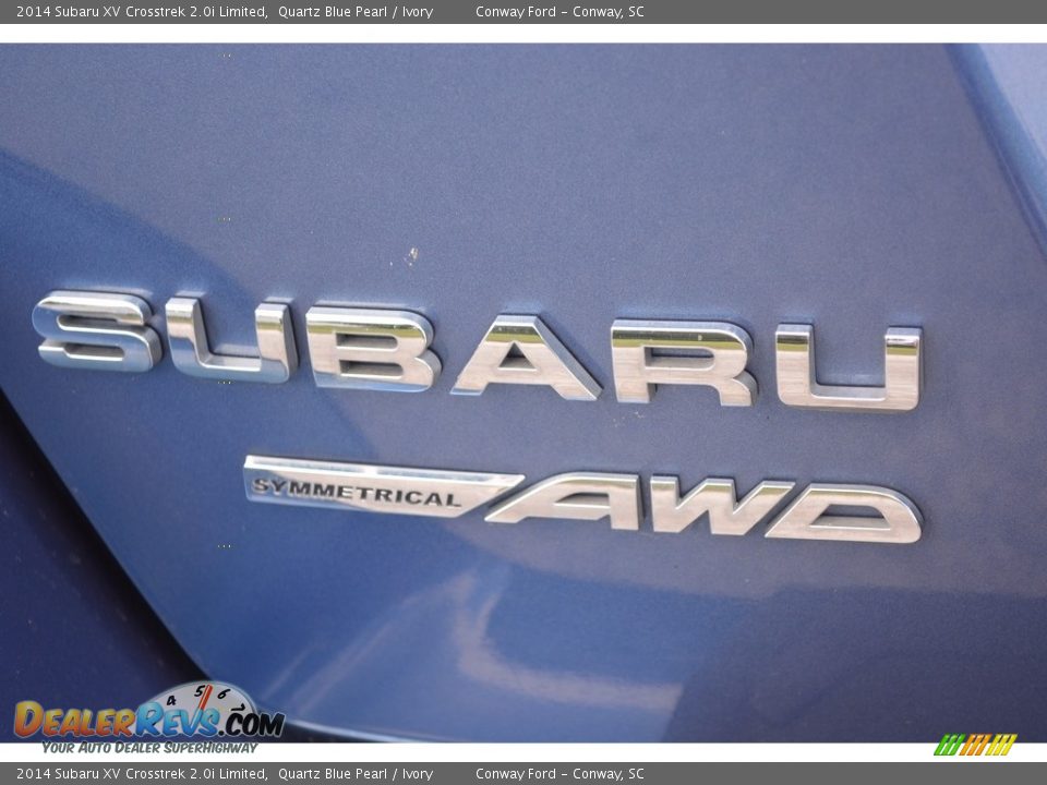 2014 Subaru XV Crosstrek 2.0i Limited Quartz Blue Pearl / Ivory Photo #6