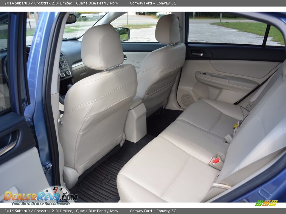 2014 Subaru XV Crosstrek 2.0i Limited Quartz Blue Pearl / Ivory Photo #21