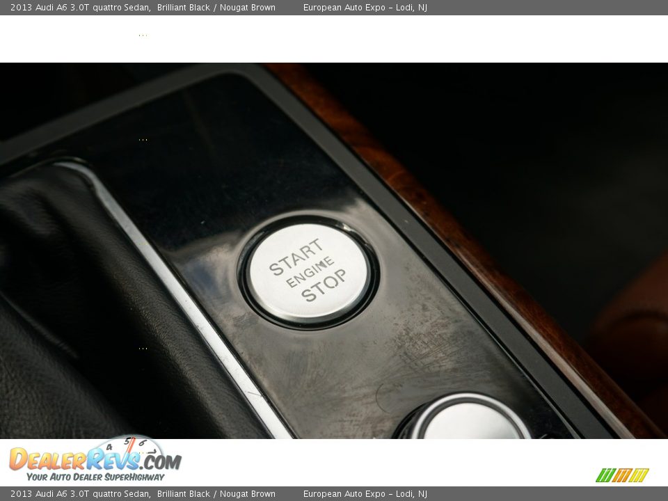 2013 Audi A6 3.0T quattro Sedan Brilliant Black / Nougat Brown Photo #26