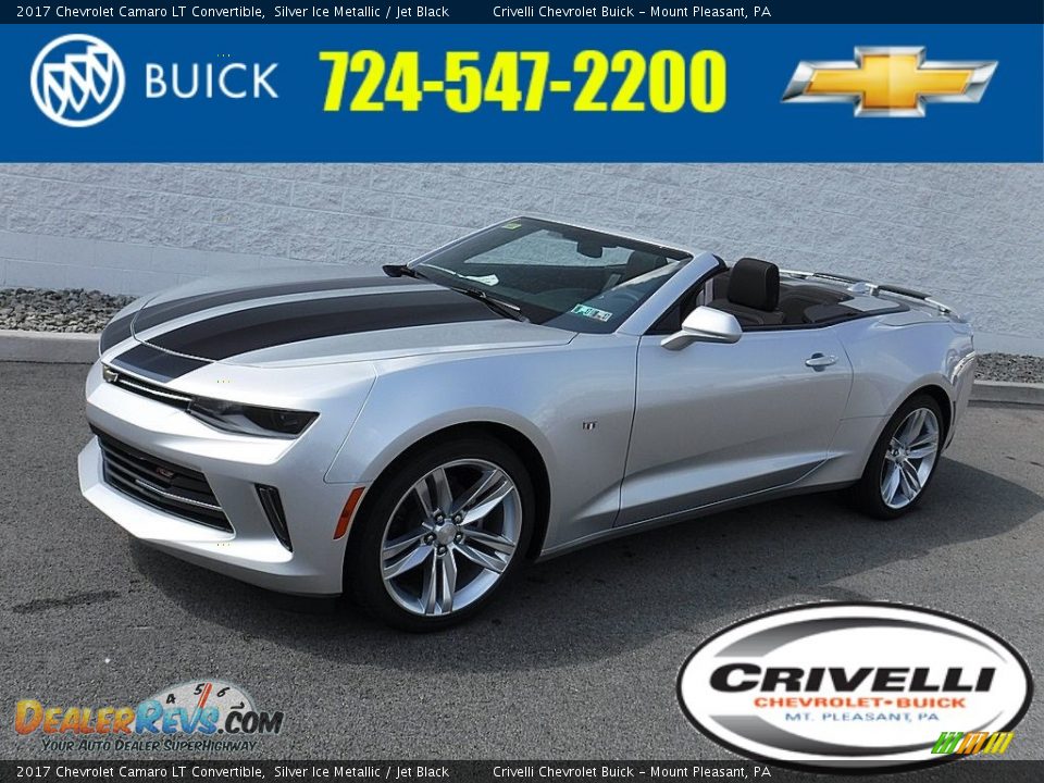 2017 Chevrolet Camaro LT Convertible Silver Ice Metallic / Jet Black Photo #1