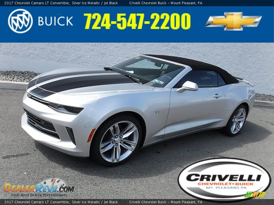 2017 Chevrolet Camaro LT Convertible Silver Ice Metallic / Jet Black Photo #2