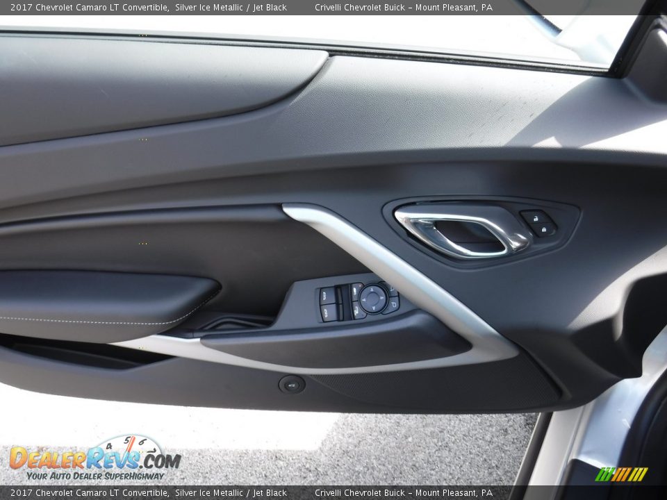 2017 Chevrolet Camaro LT Convertible Silver Ice Metallic / Jet Black Photo #15