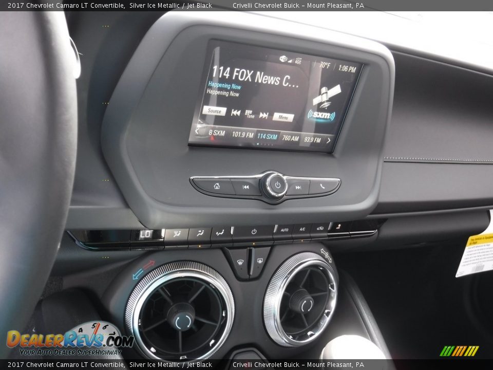 2017 Chevrolet Camaro LT Convertible Silver Ice Metallic / Jet Black Photo #19