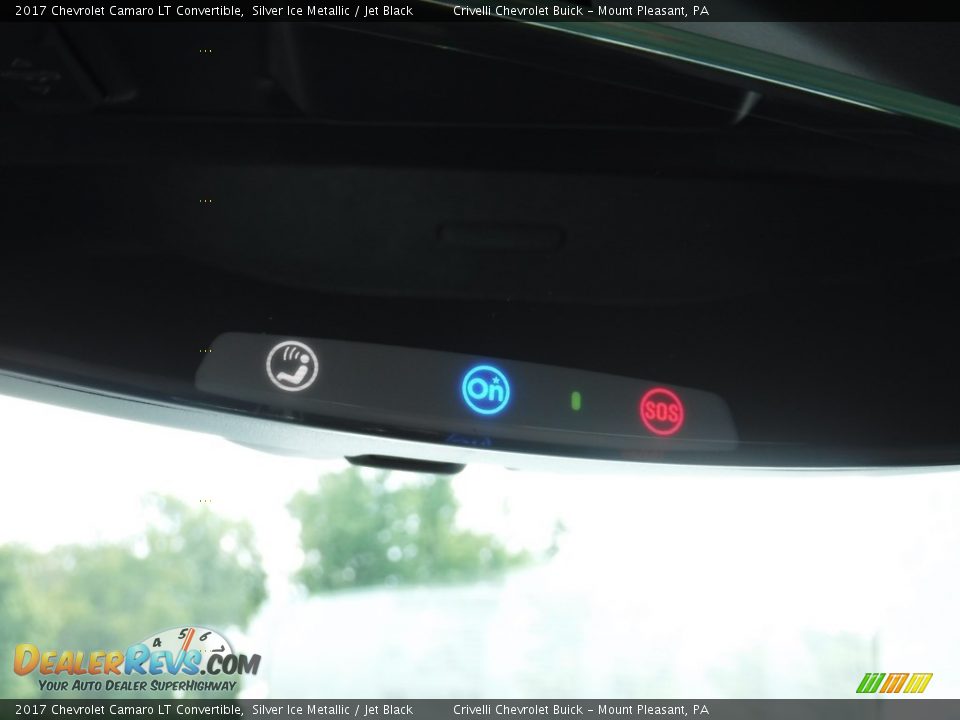 2017 Chevrolet Camaro LT Convertible Silver Ice Metallic / Jet Black Photo #21