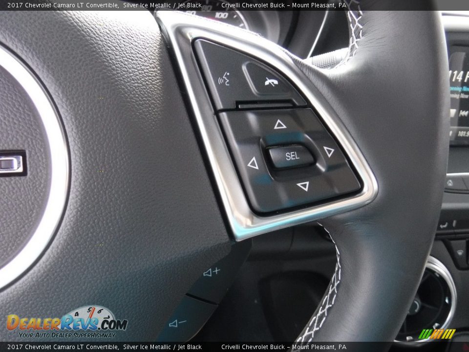 2017 Chevrolet Camaro LT Convertible Silver Ice Metallic / Jet Black Photo #26