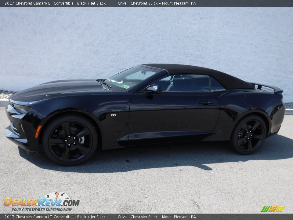 2017 Chevrolet Camaro LT Convertible Black / Jet Black Photo #6