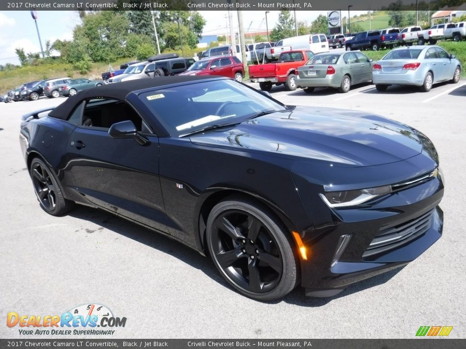 2017 Chevrolet Camaro LT Convertible Black / Jet Black Photo #12